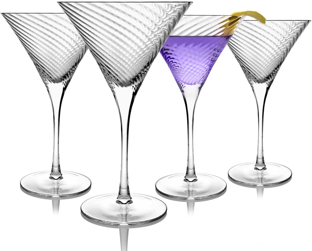 Godinger Martini Glasses Timeless Elegance for Refined Cocktails & Drinks, Set of