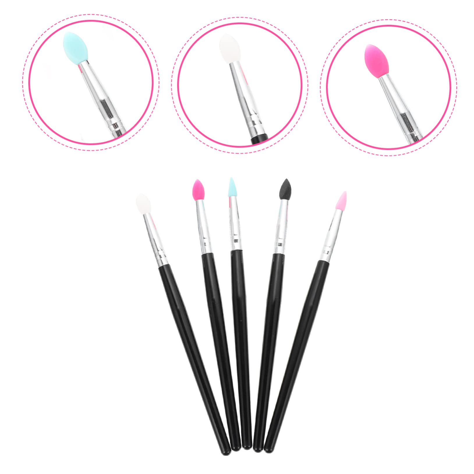 Baluue 25stücke Lippenpinsel Professioneller Make-up Pinsel Für Lippen Und Augen Tragbares Kosmetikwerkzeug Für Präzises Auftragen Von Lippenbalsam Und Lidschatten