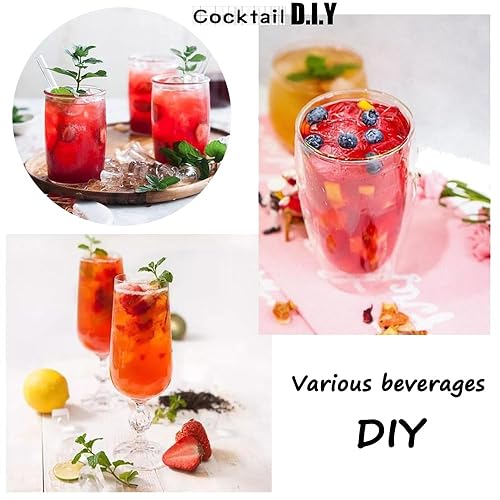 Miniatura 4 de Té de cerveza fría o caliente de frutas mixtas, 12.34 oz/350 g, bebidas de frutas secas DIY té suelta Lea, infusiones de té de frutas secas, muestra