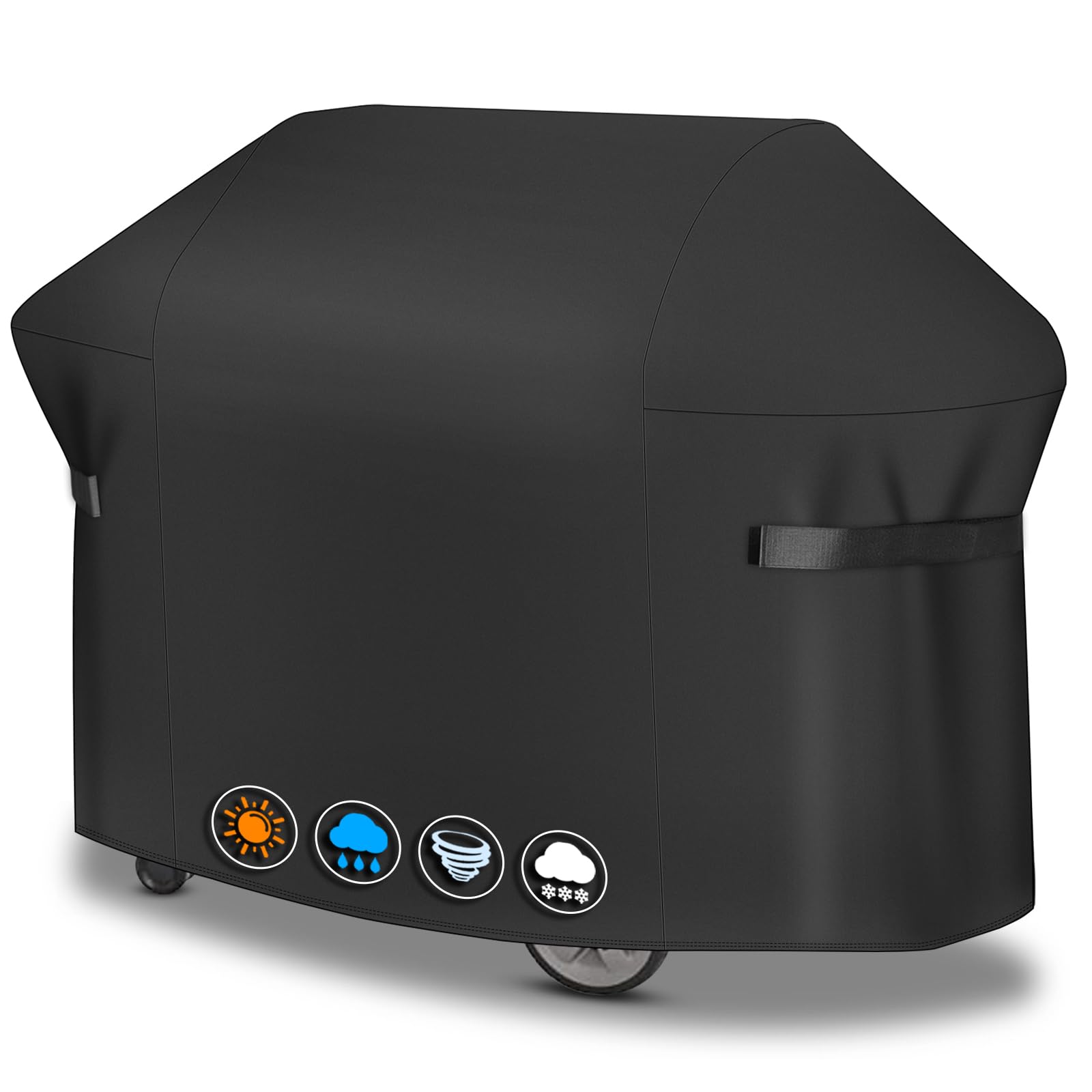 Sonharlar Copertura per barbecue da 208 cm, grande copertura per barbecue per Weber Summit 600 Series Genesis 600, robusta e impermeabile, copertura in poliuretano per monumento