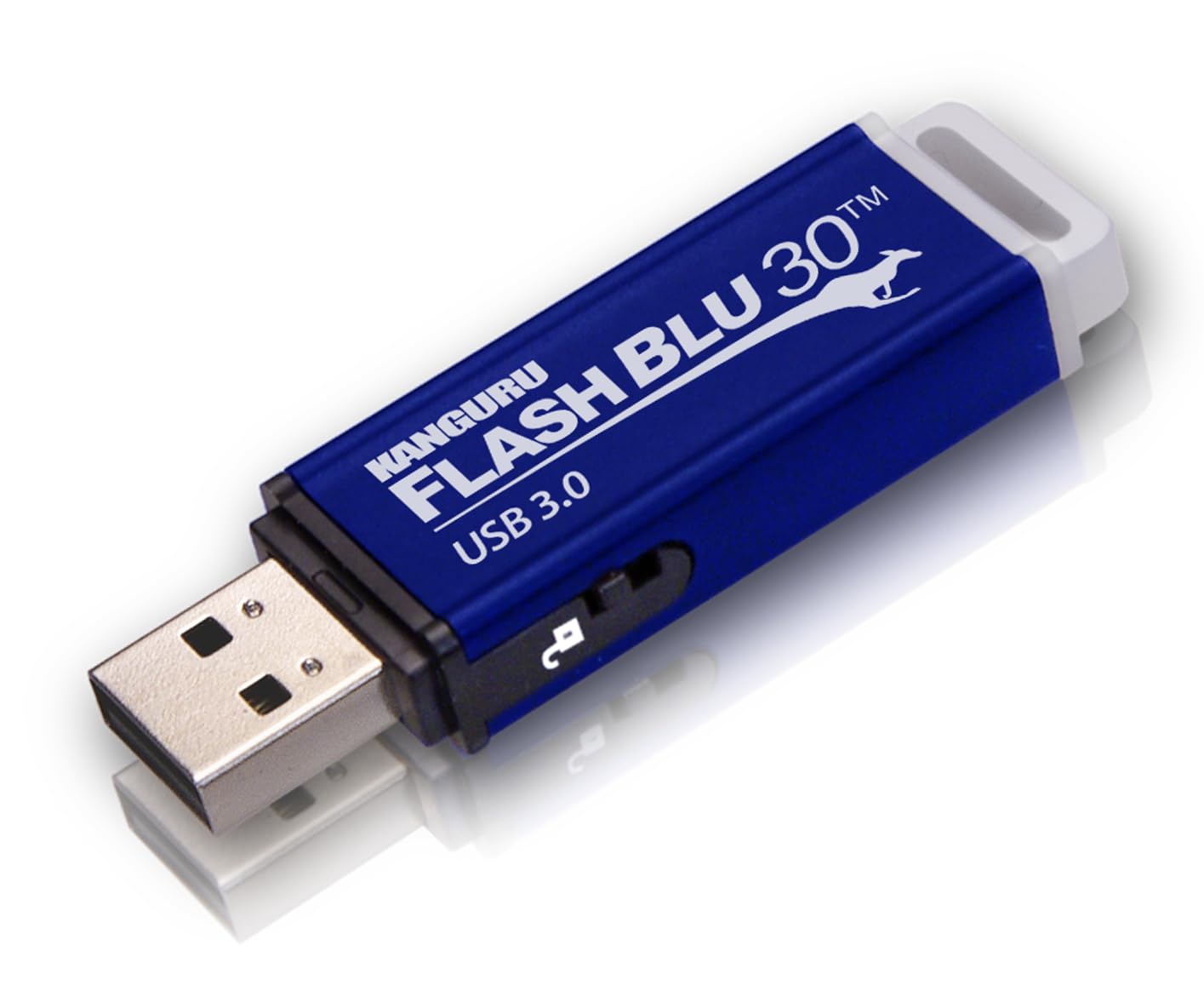 Kanguru FlashBlu30 - Memoria Flash USB 3.0 (32 GB), Color Azul