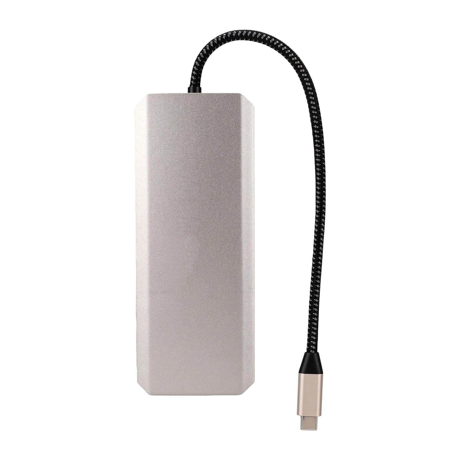 Dpofirs Stacja Dokująca USB C z 3 Wyjściami Wideo, Uniwersalna Stacja