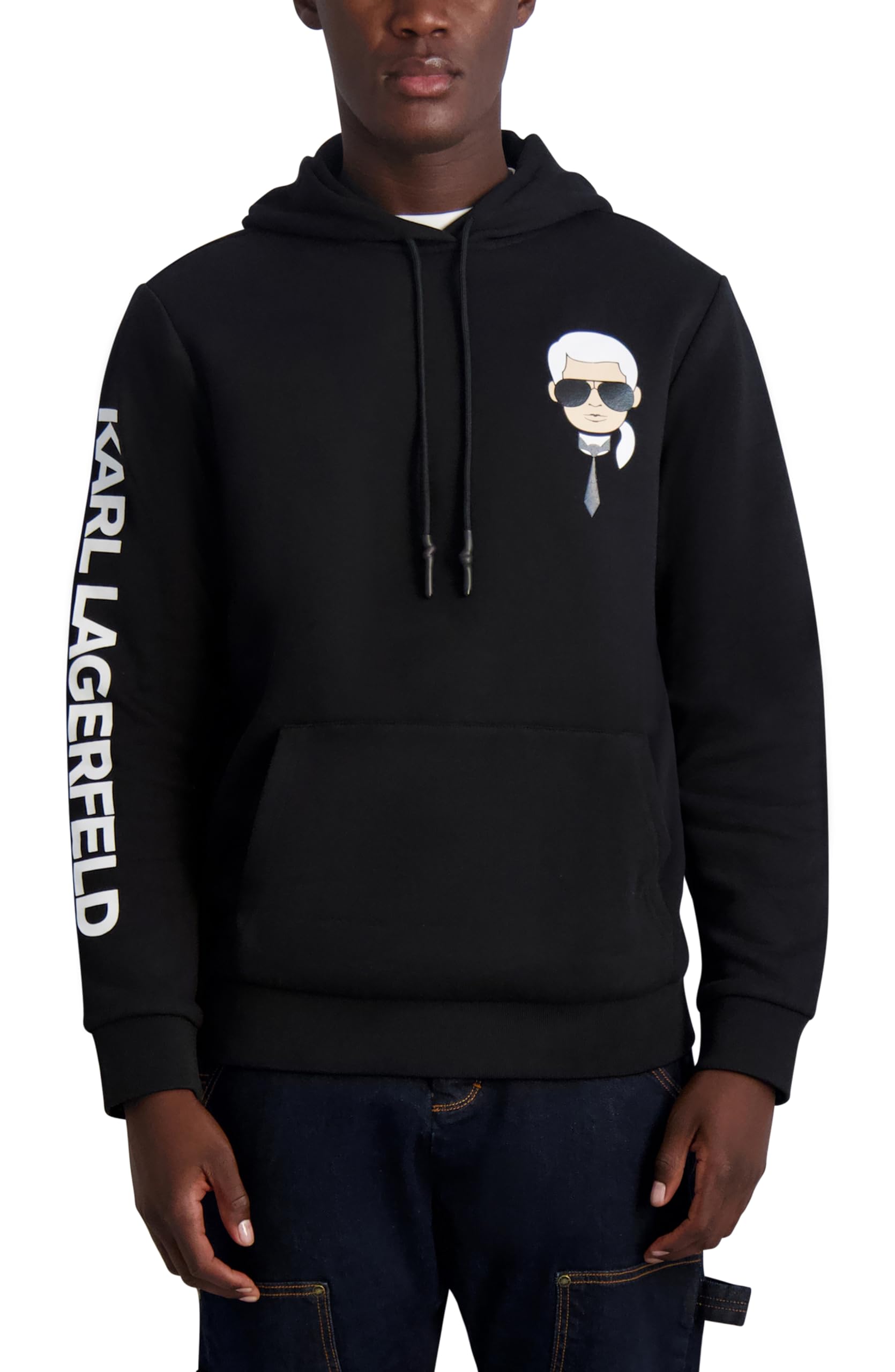 Karl Lagerfeld Karl Character Hoodie Sudadera con Capucha Hombre (Pack de 1)