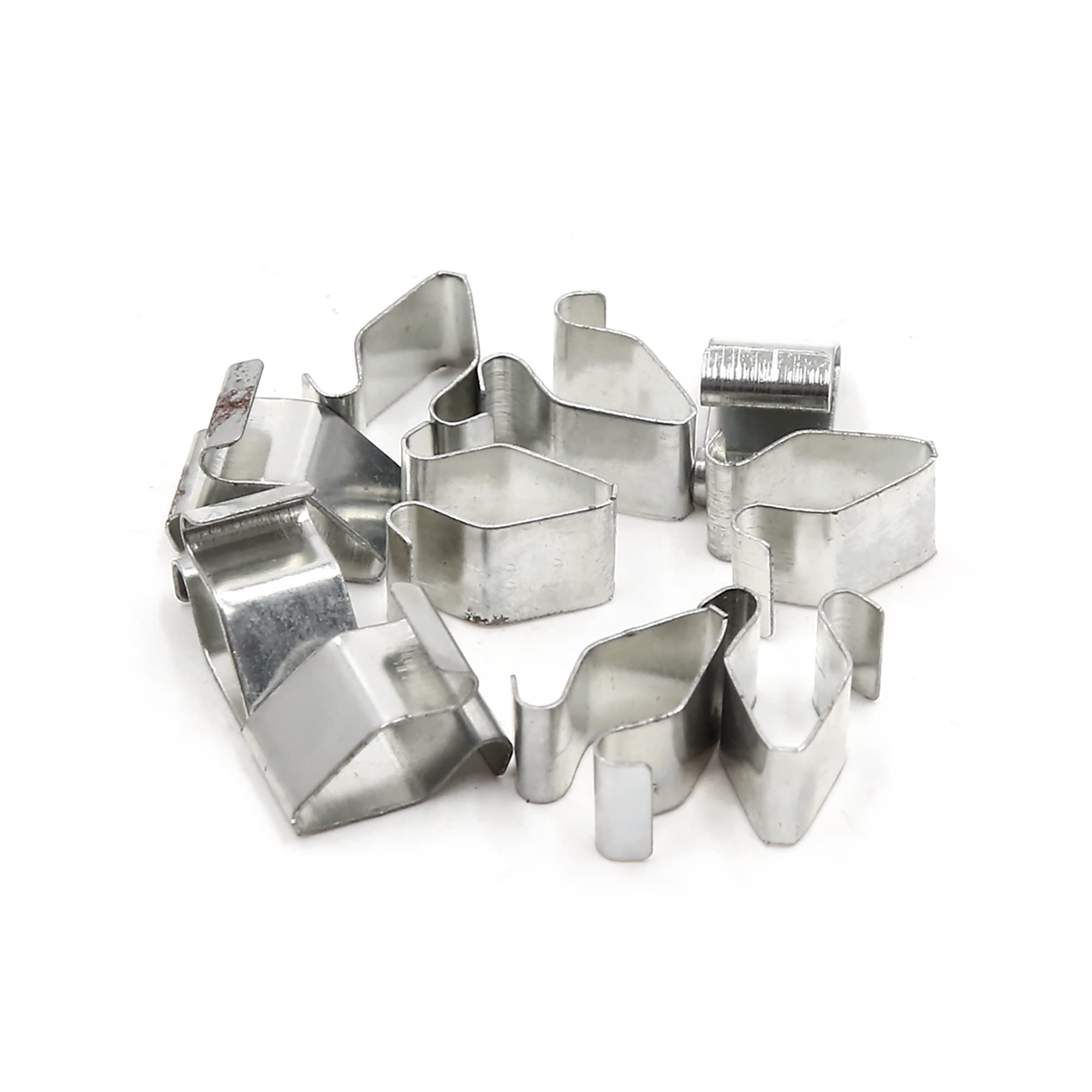 20 Clips De Fixation Plastique Vert Pour Voiture - Rivets Porte Pare-chocs, Trou 8mm - 9