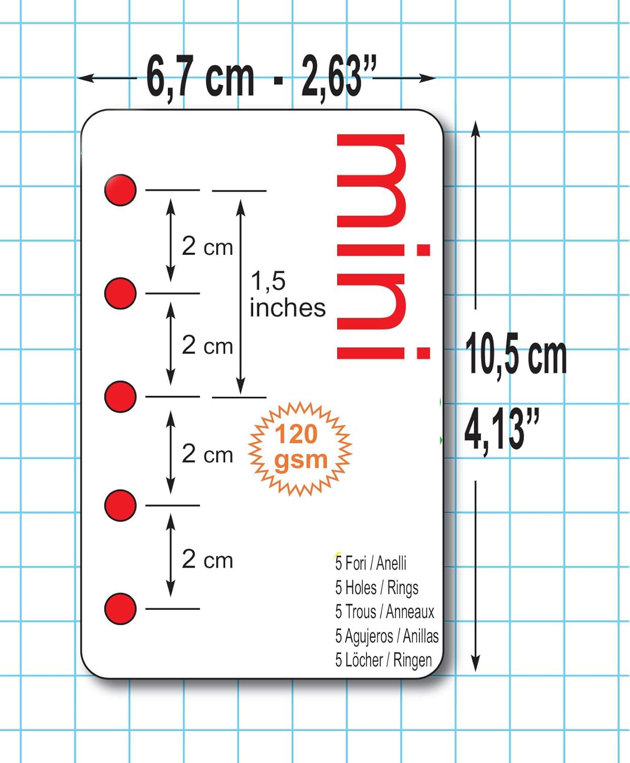 Recharge 10 Feuilles Blanches Unies - Format B2 Pour Paperboard
