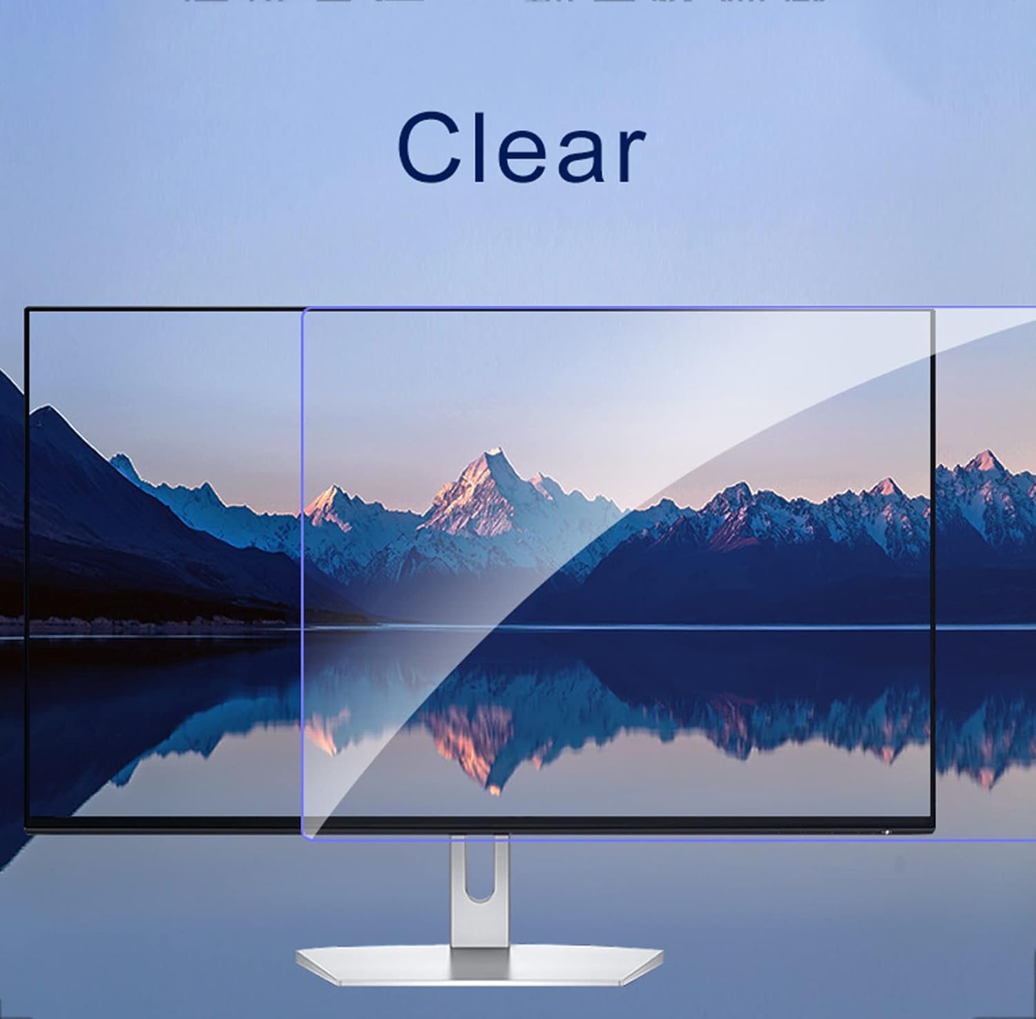 Laptop Screen Protector Panel 15.6 Inch (370x228mm) Notebook Computer Acrylic Screen Protector Filter, Anti Blue Light/Anti Scratch