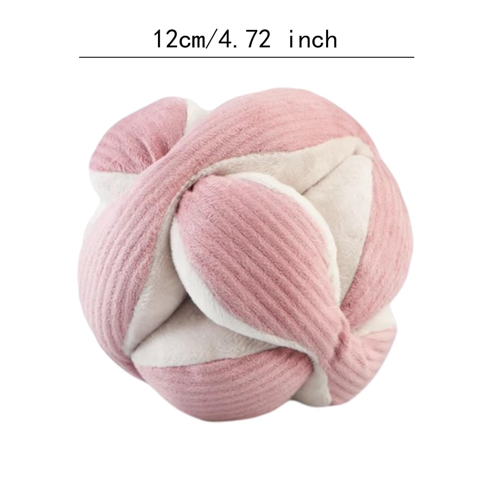 Balle pour Chien Jouet Squeaky Peluche Interactive Chewing Jouet Protecteur Mobilier Stimulant pour Chiens Moyens Adapté Usage Maison Ca, Rose