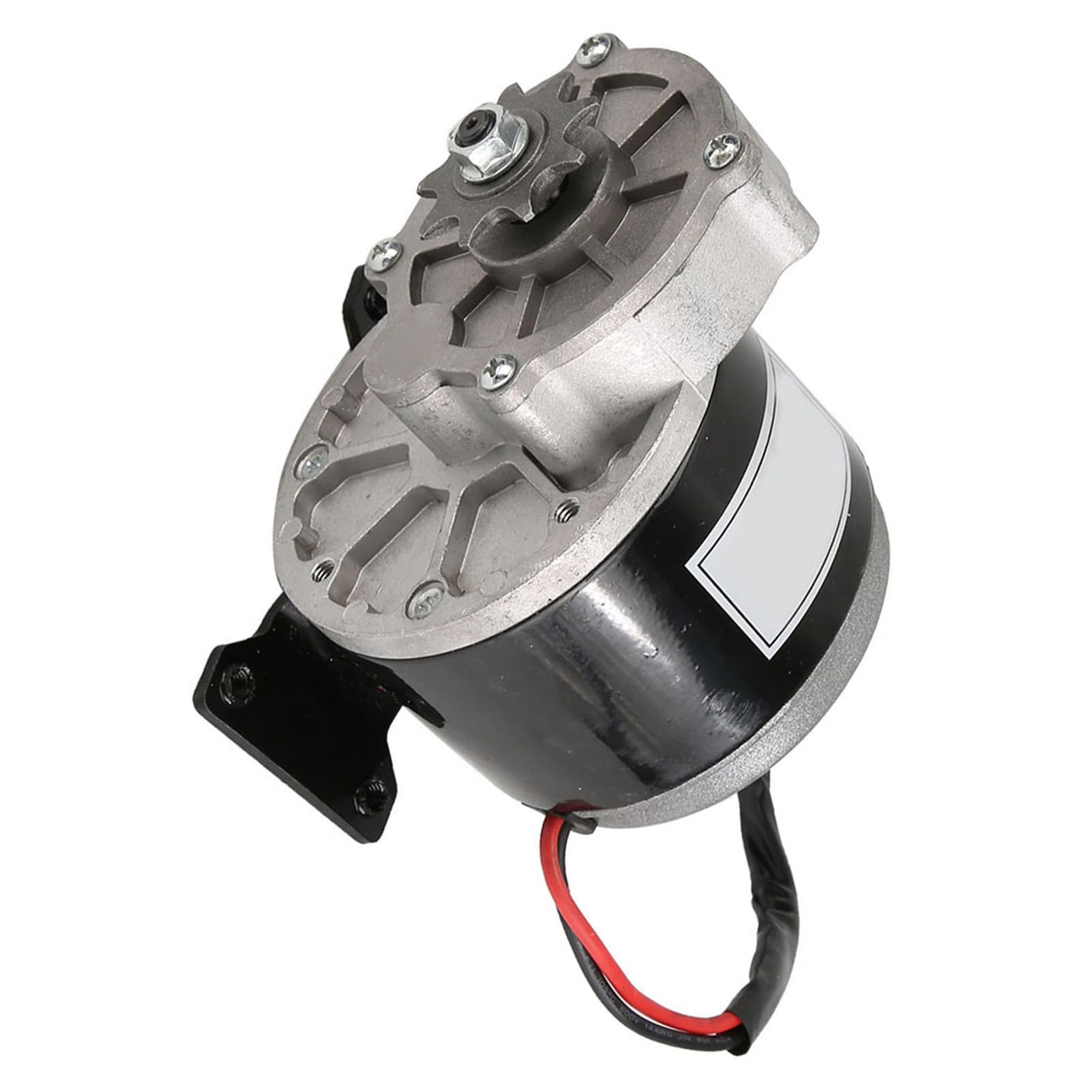 Motore Elettrico 12V 250W con Riduttore di Velocità, Dotato di Pignone a 9 Denti, per Scooter e Motori a Corrente Continua Spazzolati