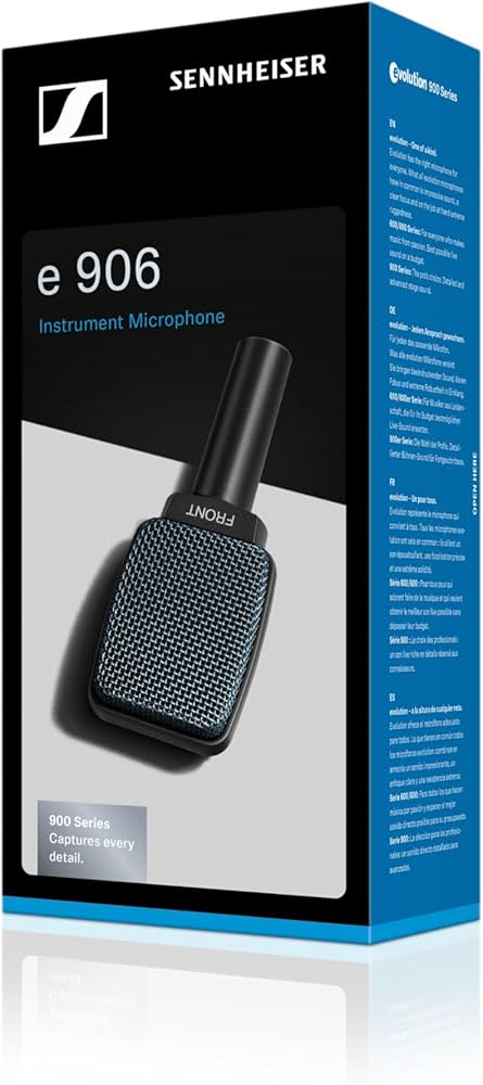 Amazon.com: Sennheiser Pro Audio E906 Microphone, black : Musical Amazon.com: Sennheiser Pro Audio E906 Microphone, black : Musical