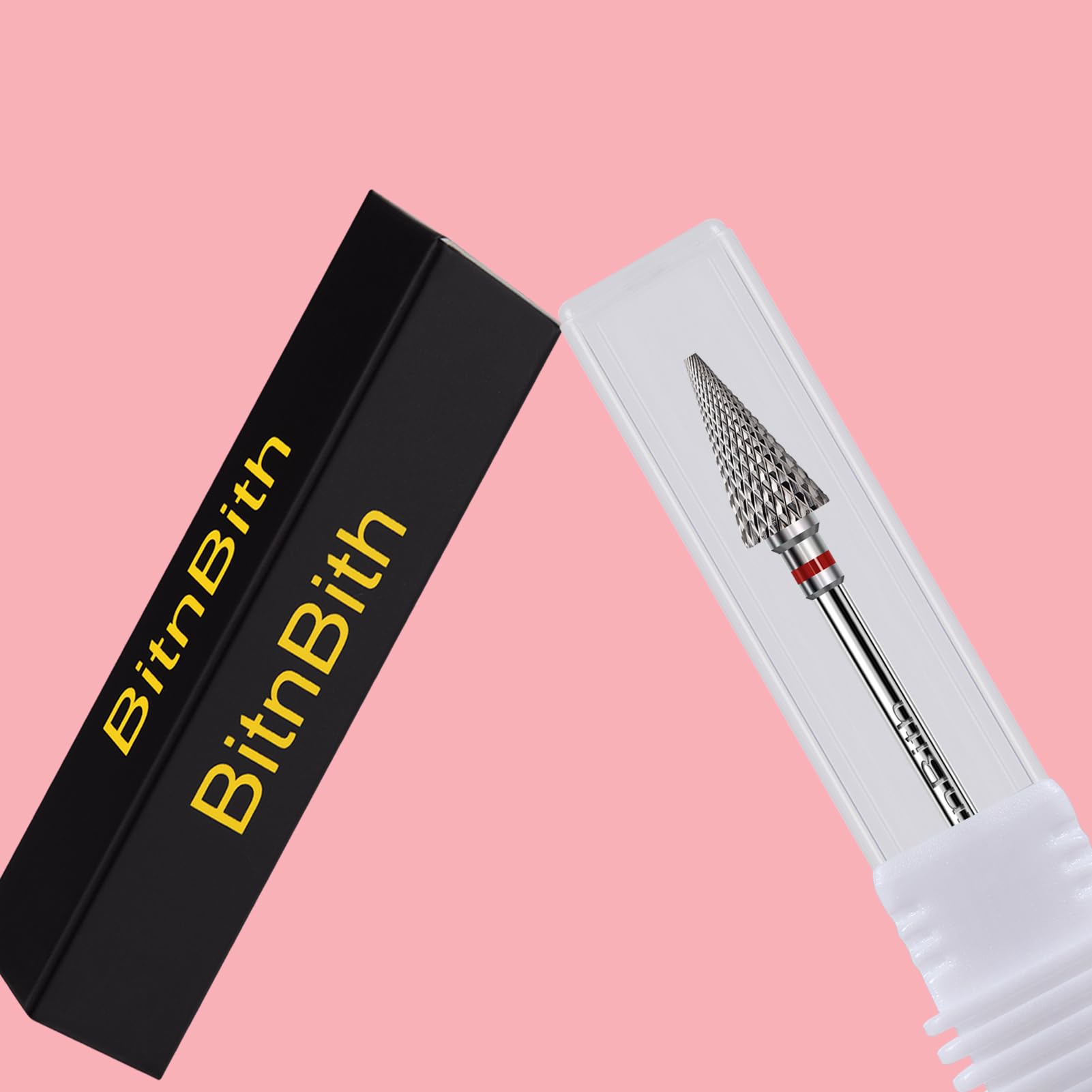 Punte per trapano per unghie, punta conica professionale in carburo per unghie, punta multiuso per rimuovere cuticole e pelle morta, punta di sicurezza per smalto gel sotto unghie, manicure
