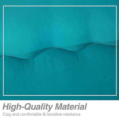Miniatura 2 de Sleepwish Colchón de suelo japonés para futón colchoneta gruesa de tatami colchoneta plegable enrollable tumbona y sofás color turquesa tamaño