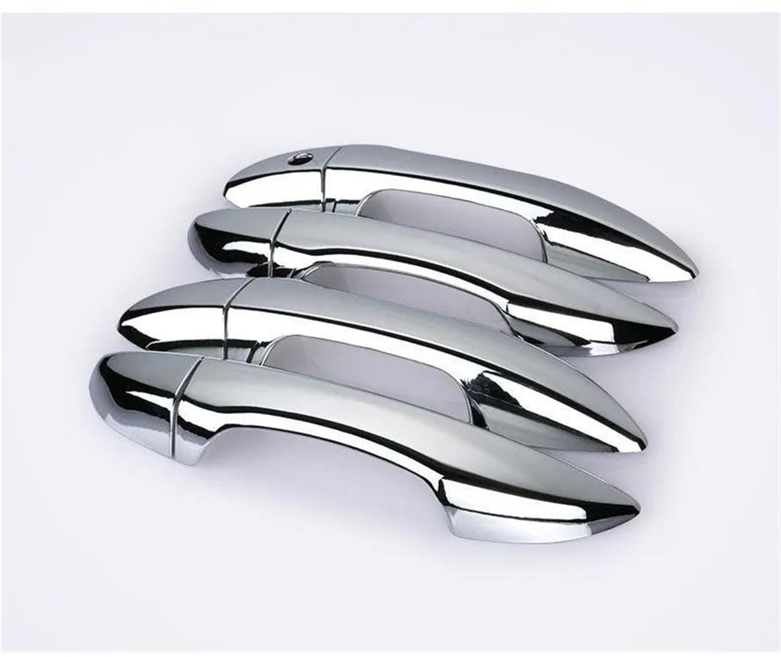 ZAPORA Covers Sticker Chrome Car Door Handle Cover Trim Sticker Accessories Styling for Corolla 2014 2015 2016 2017 2018