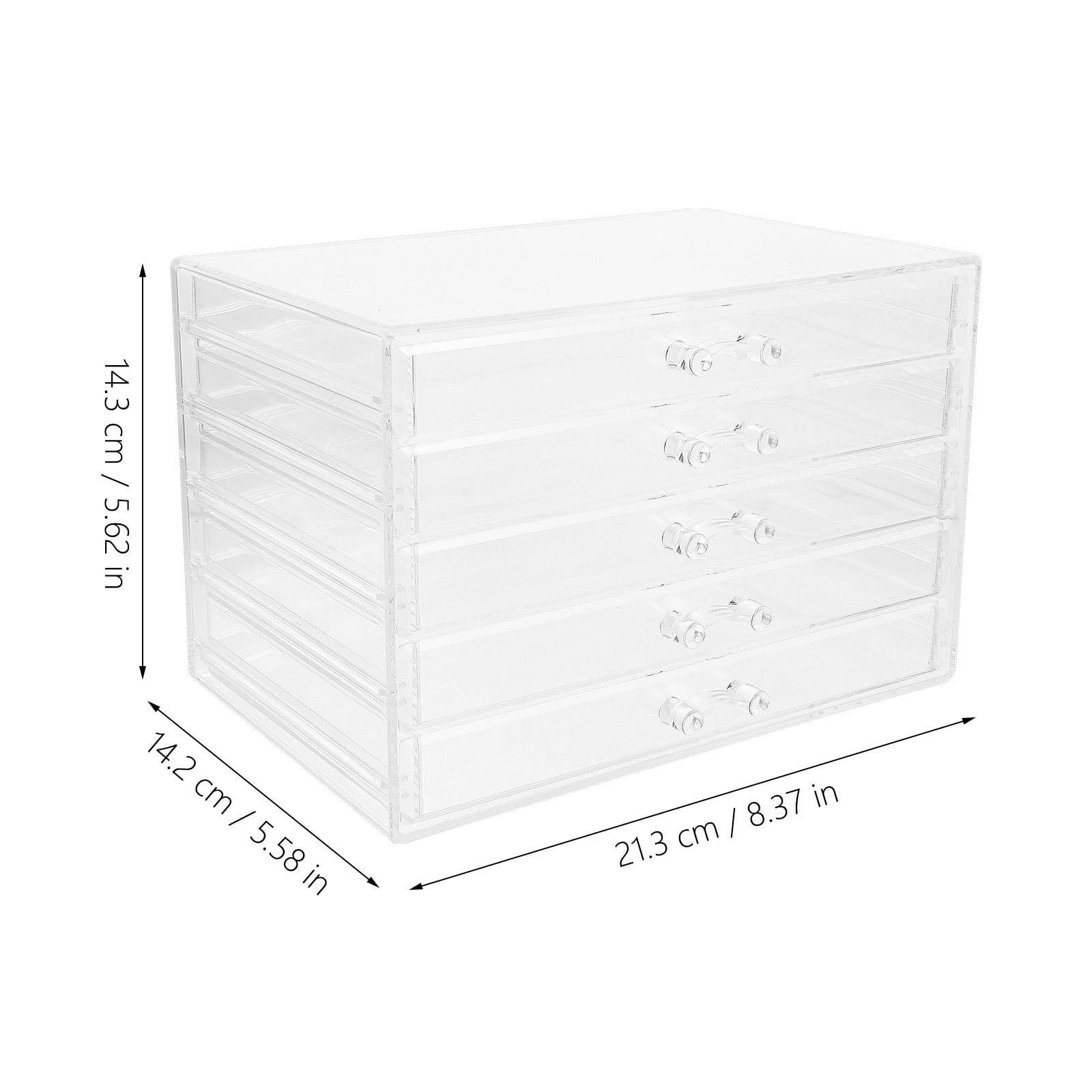 Organizador de Joyas Acrílico para Maquillaje Accesorios Lipsticks Pinceles y Bisutería para Escritorio Tocador o Baño