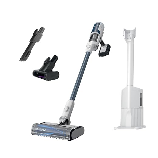 Shark Clean & Empty Cordless Stick Vacuum, White & Blue, BU3523
