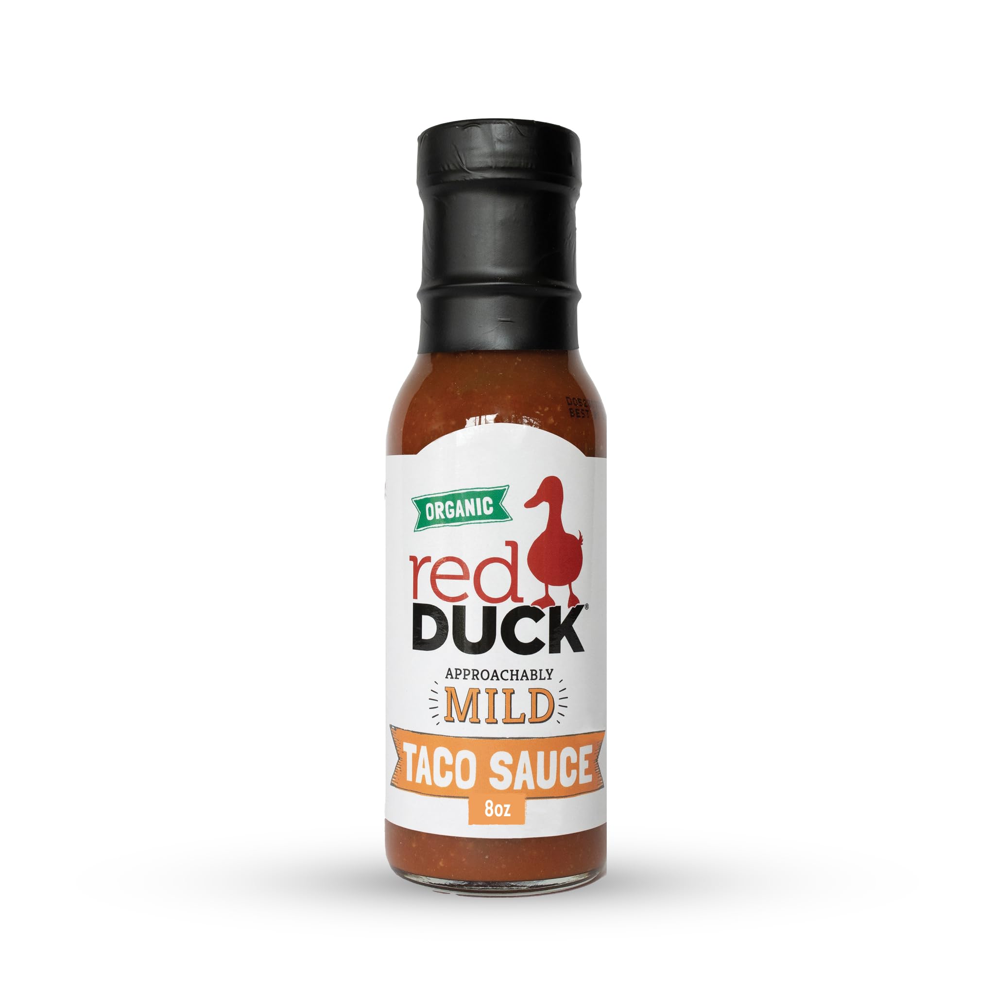 Red Duck Approachably Mild Organic Taco Sauce - Gluten-Free, Vegan, 8 ounces
