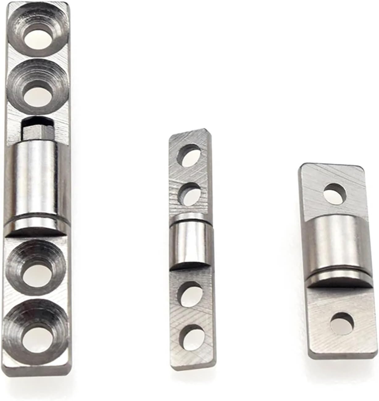 XK562-4 * 19 Nickel Plating On Carbon Steel Furniture Instrument Concealed Small Hinges 1Pcs(0.1NM)