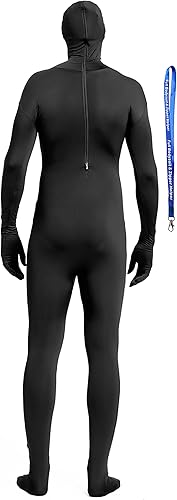 Miniatura 2 de Prenda de cuerpo entero de eslastano unisex, disfraz elástico para adulto, traje zentai de hombre que desaparece