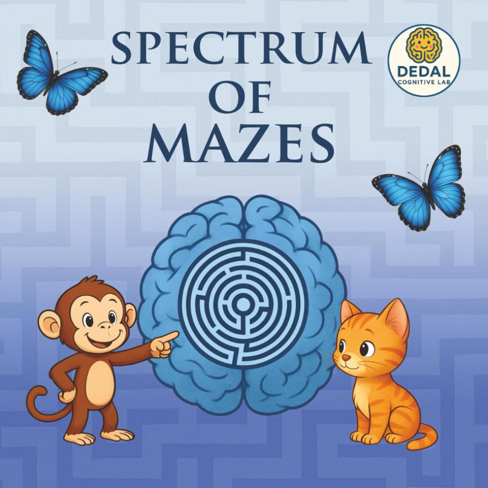 spectrum of mazes for kids: Supports the development of cognitive functions for boys and girls aged 4-6 (spectrum of cognitive stimulation)