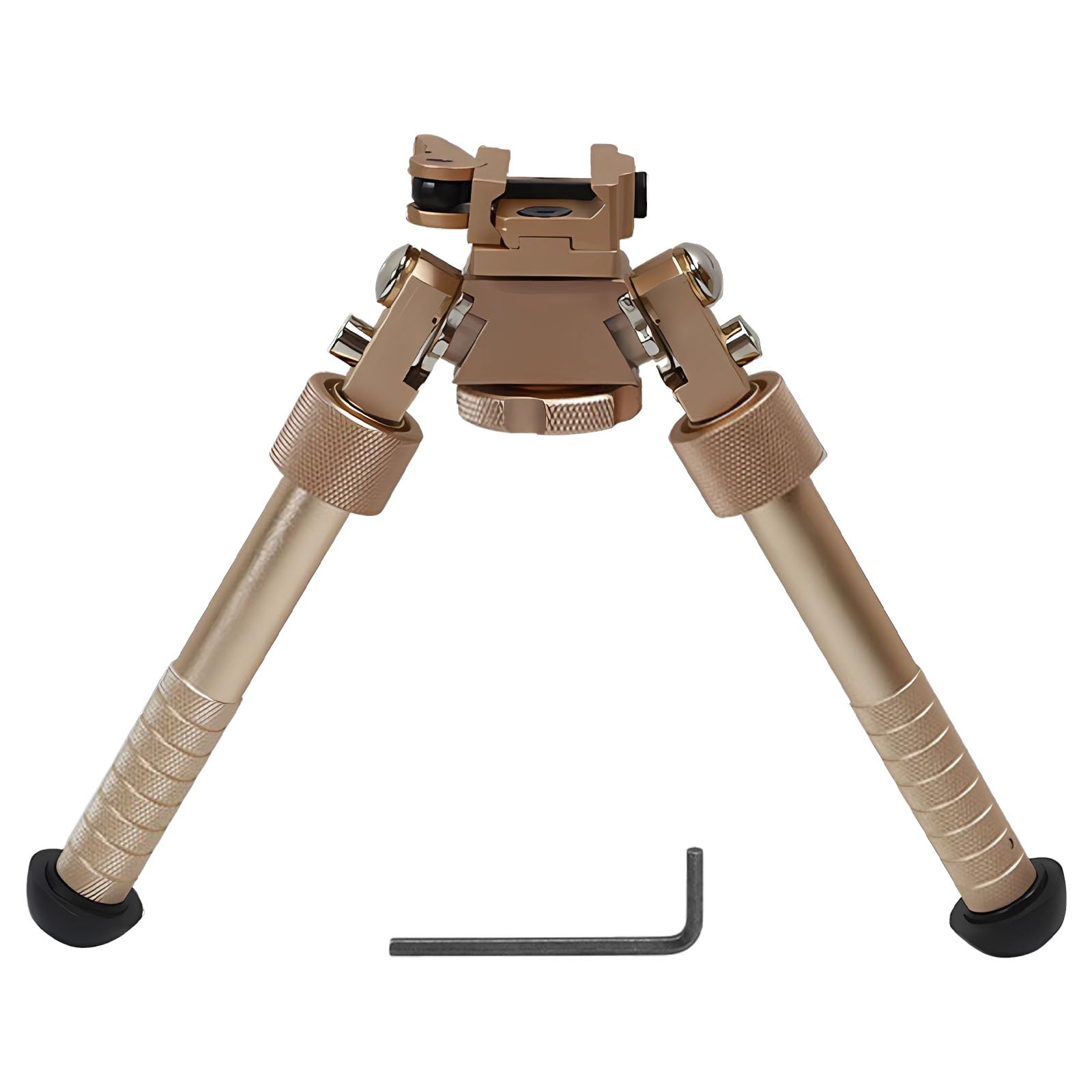 Bípode V8, Bípode Ajustable con Rotación de 360 Grados, Bípode de Liberación Rápida con Riel Picatinny, 6,5 Pulgadas a 9,5 Pulgadas Ajustables Bipode, CNC QD, para Apoyo de Rifle (Negro)