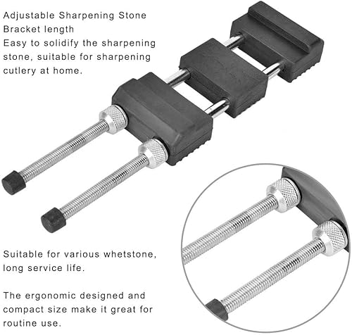 Miniatura 5 de Jeanoko Soporte de piedra de afilar para piedra de afilar, base universal de piedra de afilar, soporte ajustable para piedra de afilar
