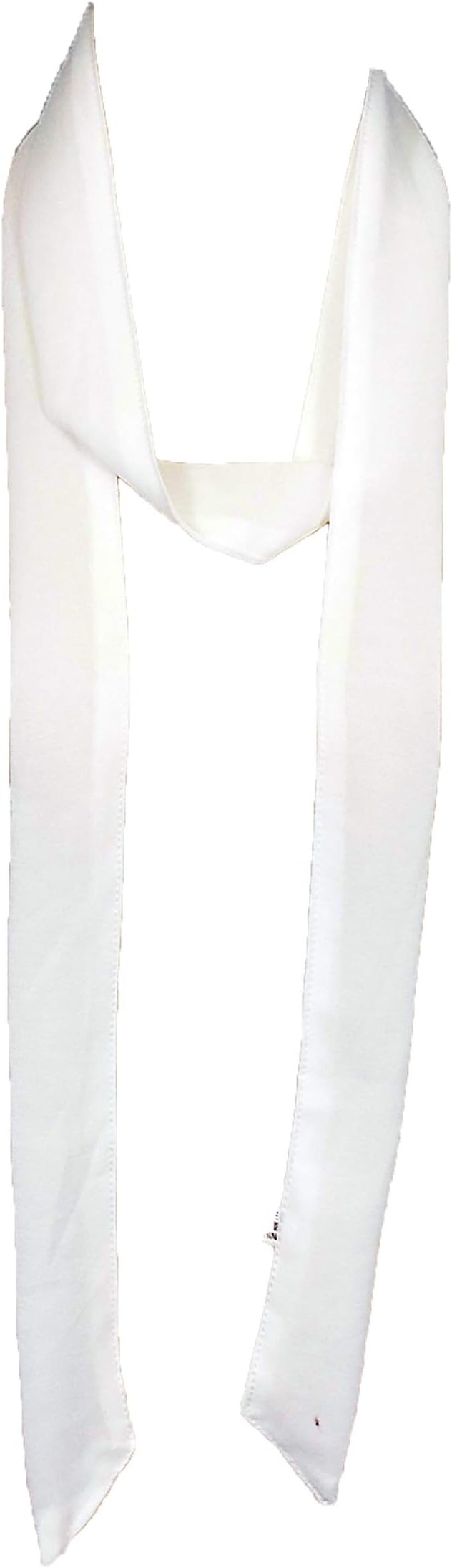 Solid color, Summer skinny scarf (WHITE)