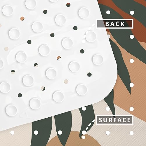 Miniatura 4 de Alfombra de baño antideslizante con diseño de arco iris, alfombra de baño de goma para bañera, tapete de baño para niños para baño, tapete de ducha