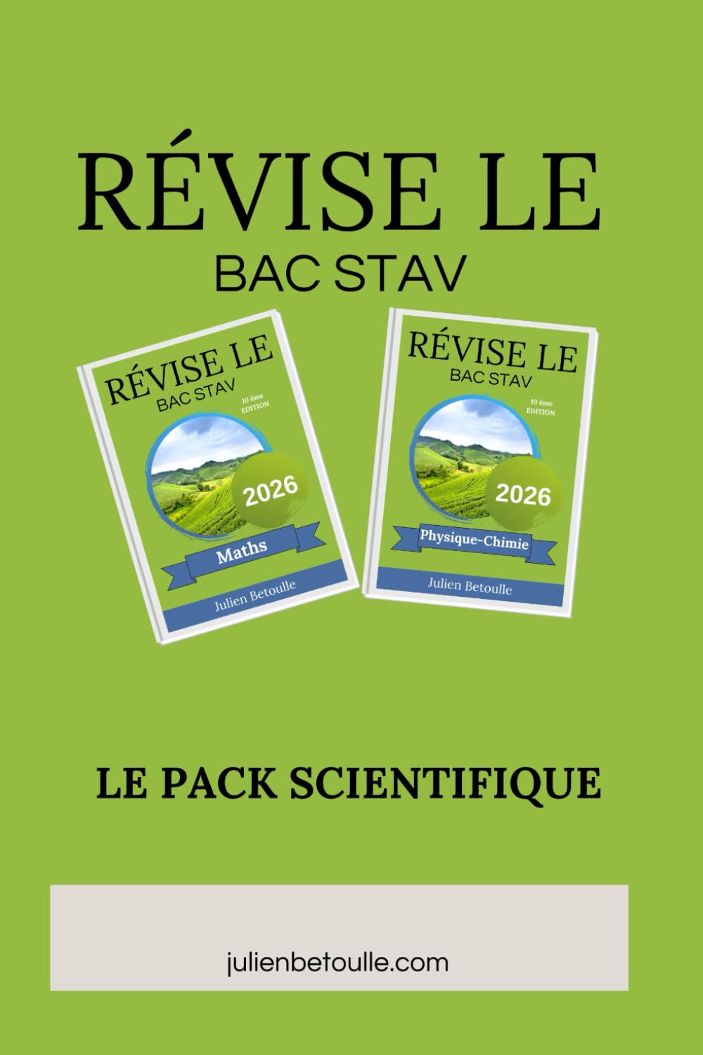 Pack Guide de révisions bac STAV scientifiques 2026