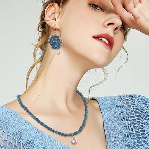 Miniatura 12 de OLYCRAFT 440 ~ 450 cuentas de jade blanco natural de 0.157 pulgadas, cuentas redondas sueltas sin teñir, cuentas espaciadoras para pulseras, Cuentas