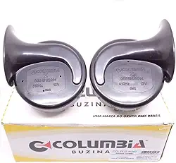 Buzina Caracol Columbia Clarina Carro Grave E Agudo (Par)