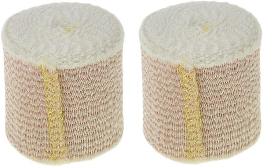 Dealmed Elastic Compression Bandage Wrap with Self Closure, 2" x 4.5 yds. Stretched (Pack of 2) : Health & Household