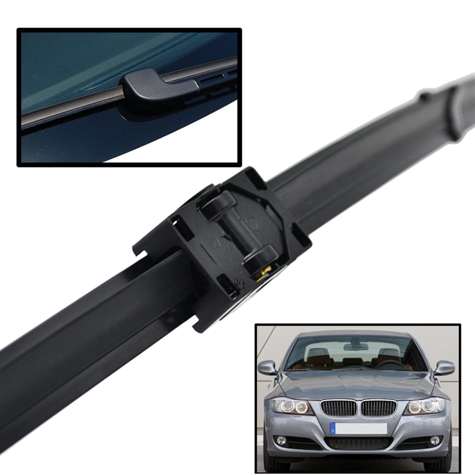 WITTSY Parti Tergicristalli 24 "19" 14 "RHD E LHD Anteriore E Posteriore Tergicristallo Spazzole per Parabrezza per Parabrezza per BMW Serie 3 E91 2005-2009