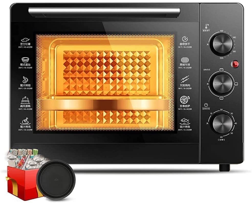 Multifunktionsugn i Rostfritt Stål med Timer och Rotisserie