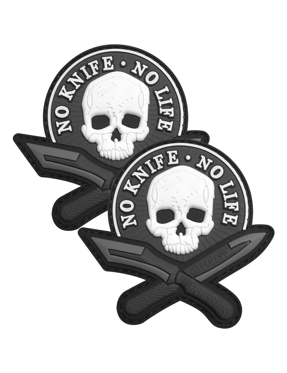Amazon.com: AliPlus 2 PCS Skull Patch PVC Patch Tactical Morale