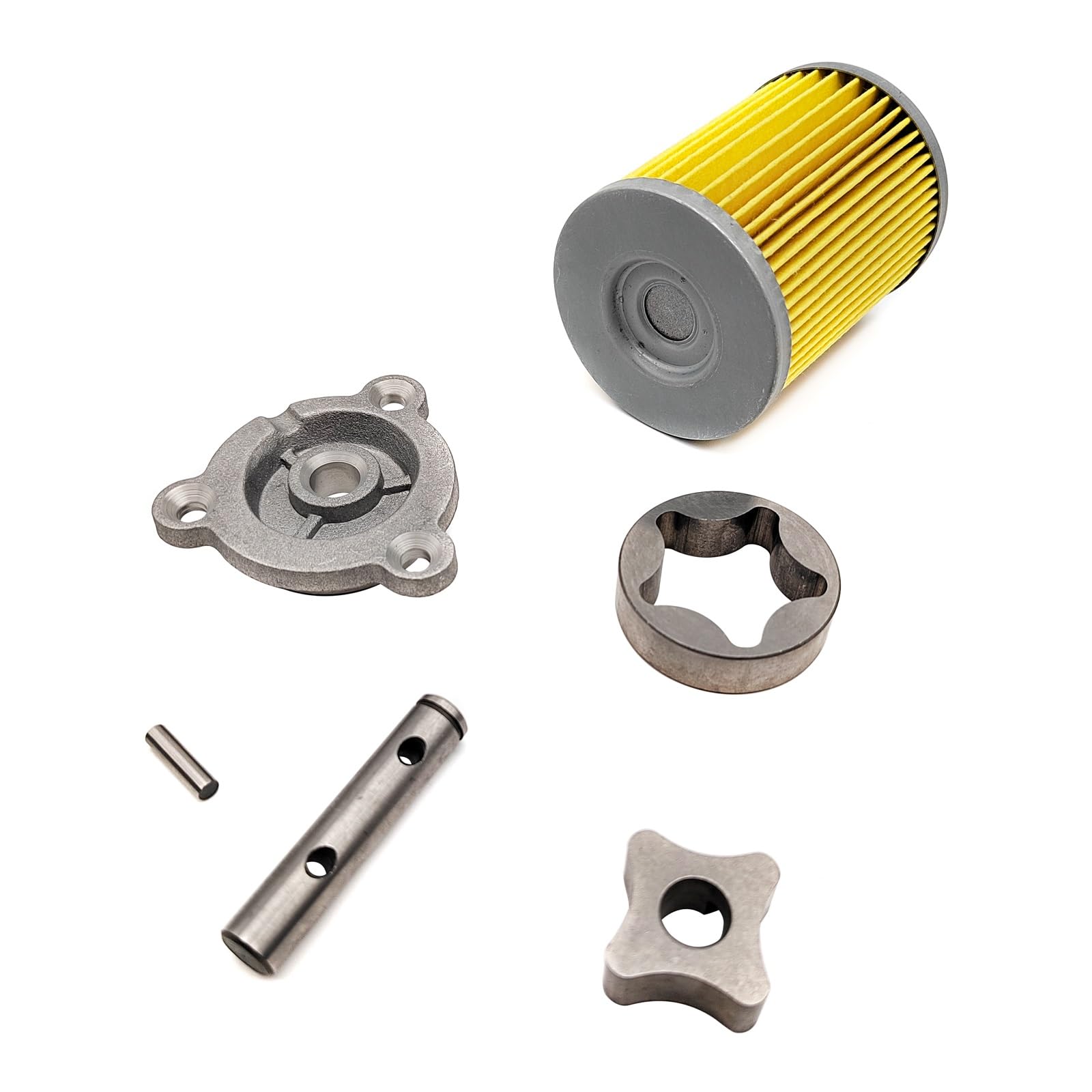 [Części motocyklowe] Zestaw pompy oleju do BRP 800 1000 ATV UTV filtr oleju wirnik pompy oleju/pokrywa/wał 420256188 420210640 420256348 420237059 [Łatwe do wymiany]