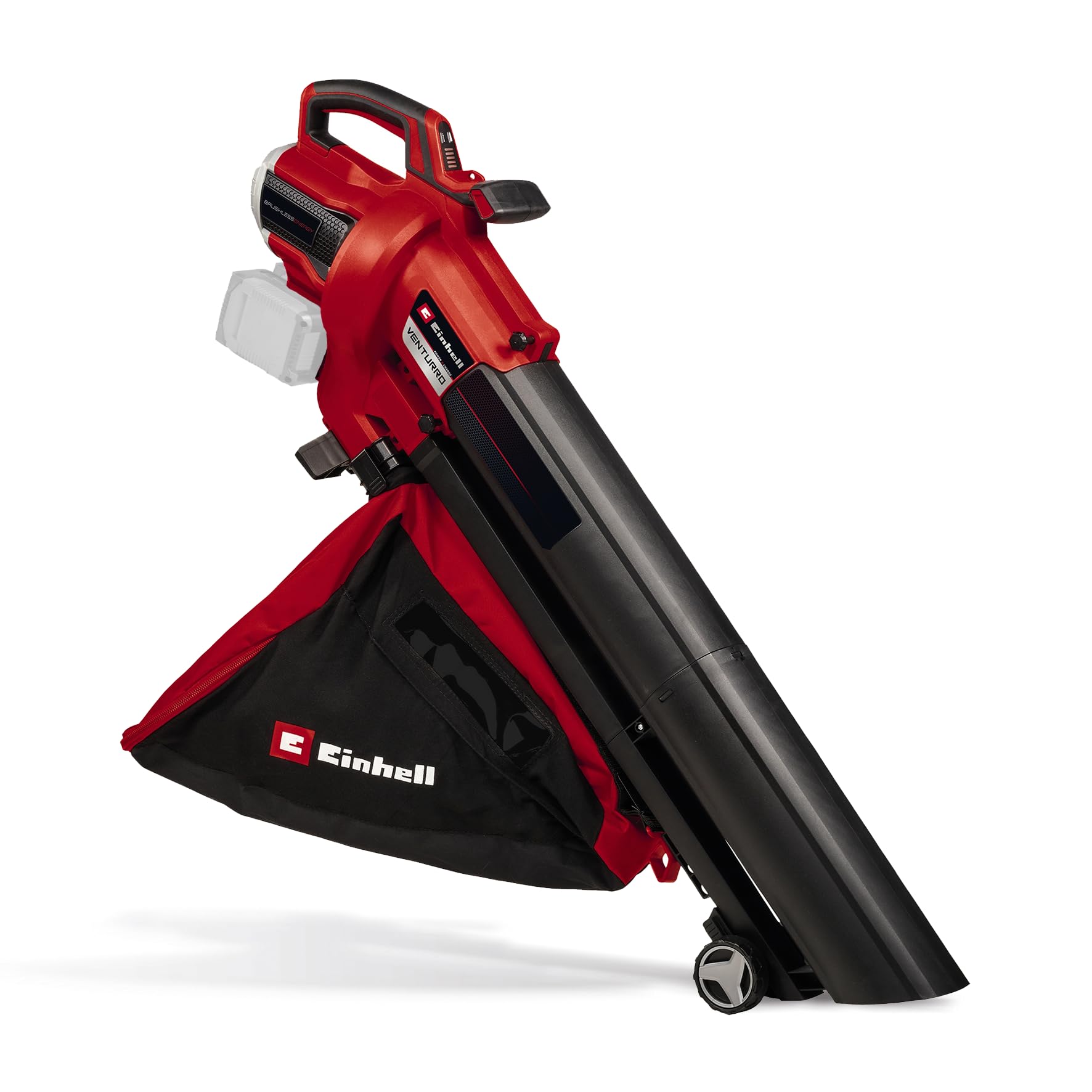 Einhell Professional Aspirateur-​souffleur de Feuilles sans Fil VENTURRO 36/​240 Power X-​Change (36V, Aspiration Max 740 m³/​h, Sac collecteur 45L, Moteur sans Charbon) Livré sans Batterie ni Chargeur