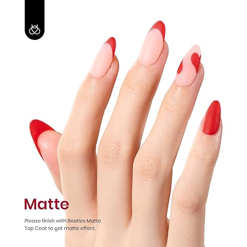 Miniatura 380 de Beetles Nude - Esmalte de uñas en gel natural de 15ml/0.5 onzas líquidas, color neutro, color crema, translúcido, lámpara LED UV para uñas, 15ml/0.5
