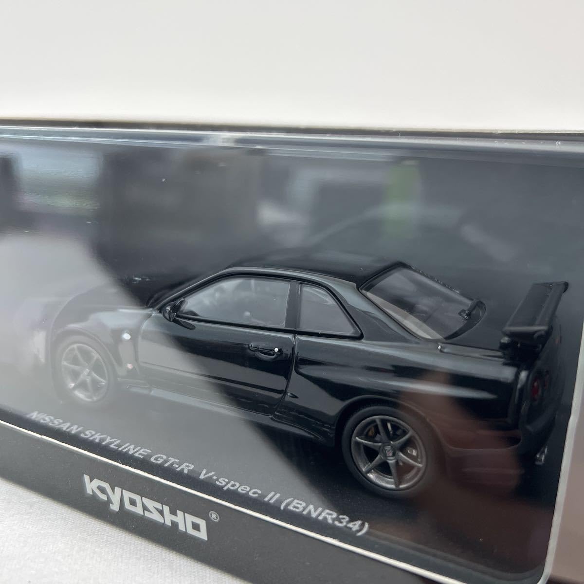 Amazon | 京商 1/43 SKYLINE GT-R BNR34 V-specⅡ Black Pearl 日産