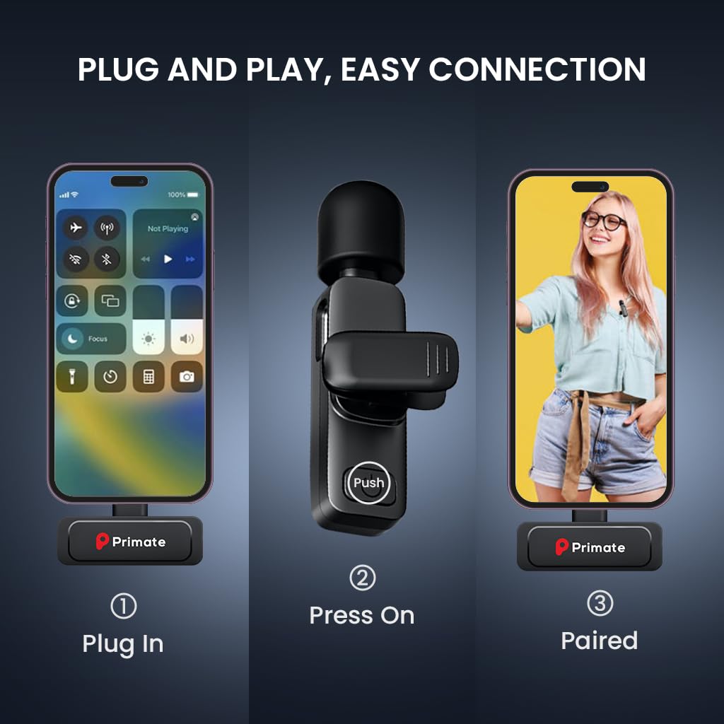 New Year Sale Primate Wireless Omnidirectional Lapel Microphone – Noise Ca... 5 New Year Sale Primate Wireless Omnidirectional Lapel Microphone – Noise Ca...