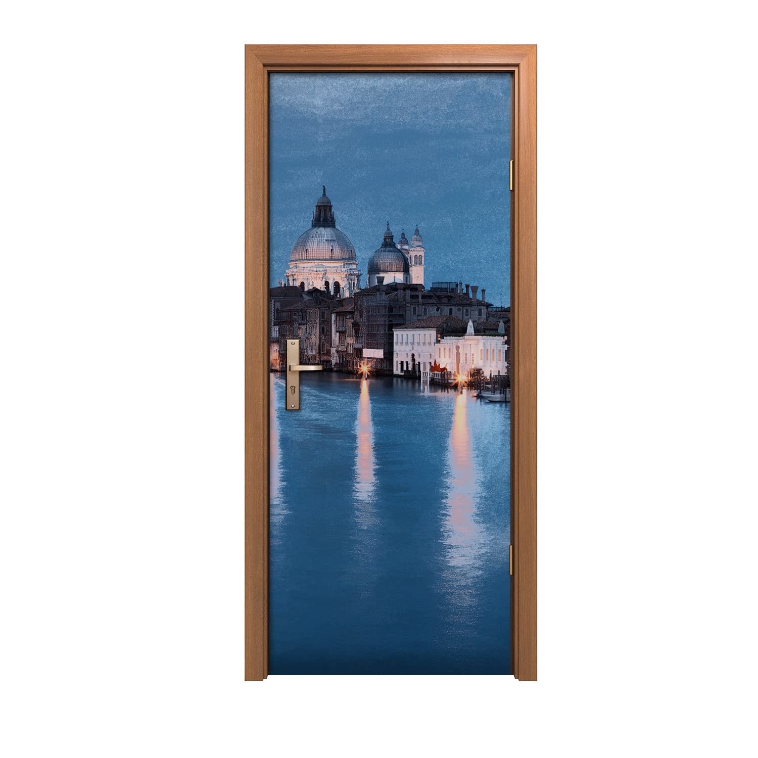 Autocollant de porte mural haut de gamme 80x200cm motif d'architecte