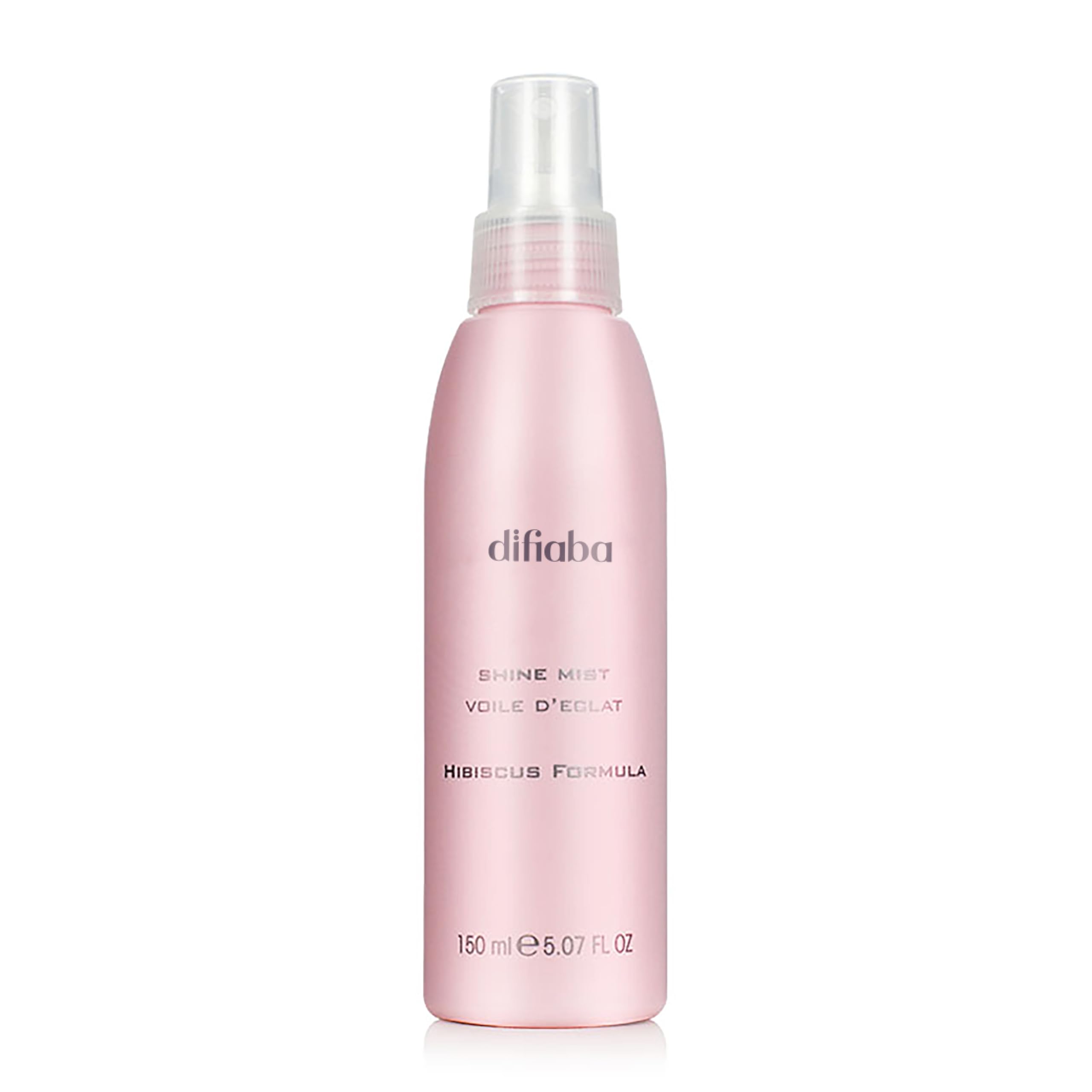 DIFIABA Hibiscus Formula™ Shine Mist - Shine Spray for Hair of All Types - Weightless Gloss & Hydration Spray for Silky, Shiny Hair - UV & Heat