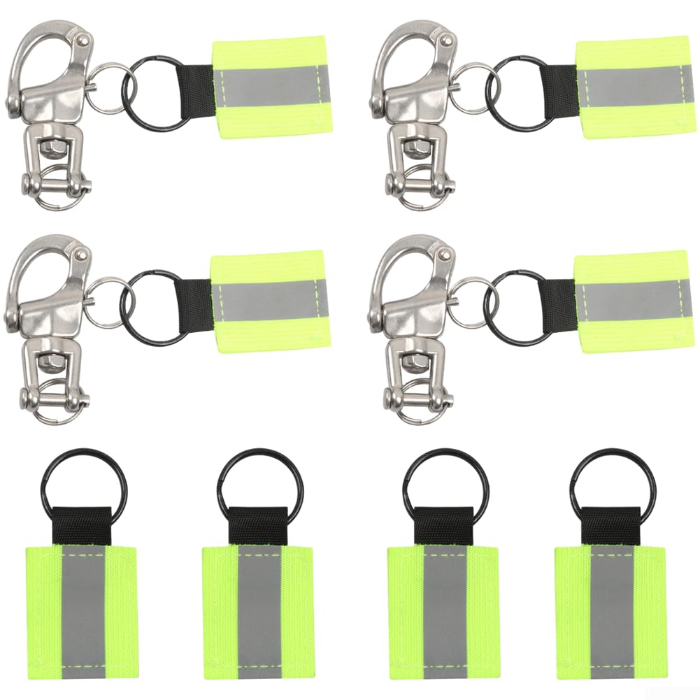 Manille à pression inox 316 pivotante 360 largage rapide matériel pour voilier