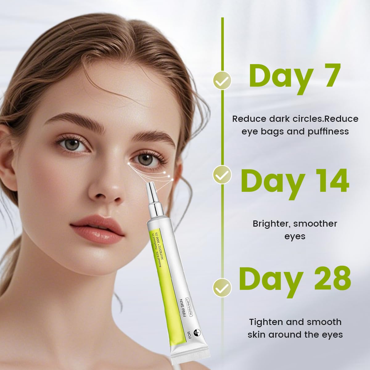 Retinal Shot Tightening Booster Coffret 3 Pièces Sérum Retinol Shot et Crème au Rétinal, Soin Visage Anti-Âge contre les Rides, pour plus d'Élasticité, Formule Douce pour tous les types de peaux
