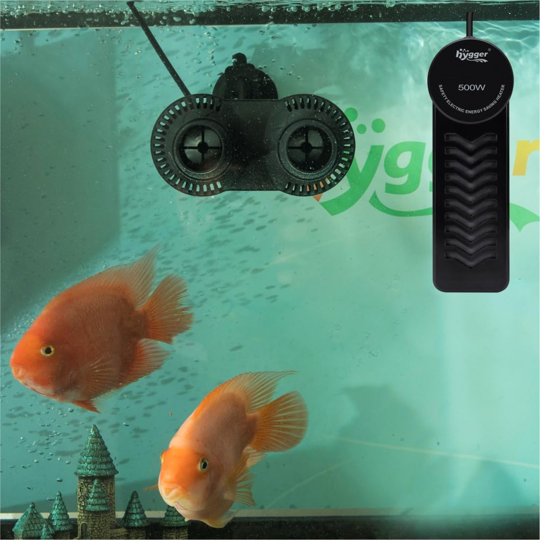 hygger Aquarium verwarming 300W 500W 800W 1000W (500W hygger Aquarium verwarming 300W 500W 800W 1000W (500W