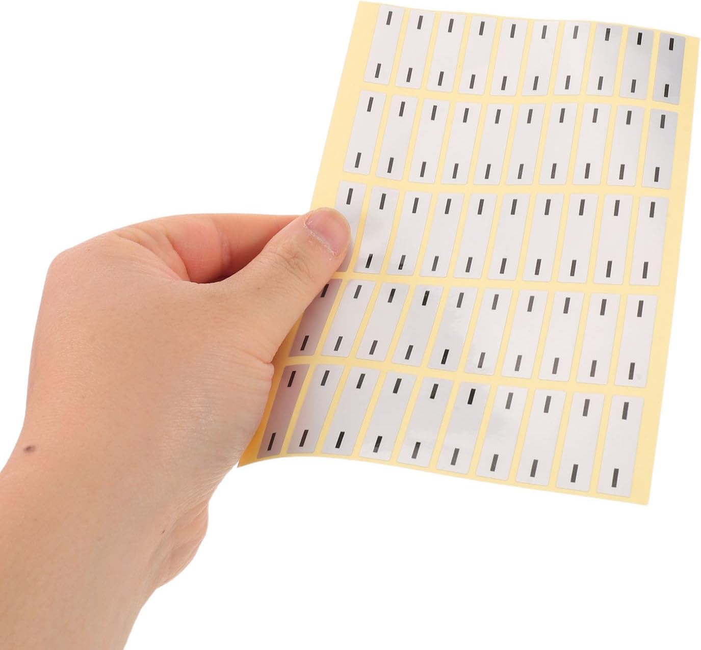 200pcs Adhesive Positive and Negative Cable Wire Labels with Strong Adhesive for Electrical Wire Identification and Safety Marking in Industrial and Scientific Applications