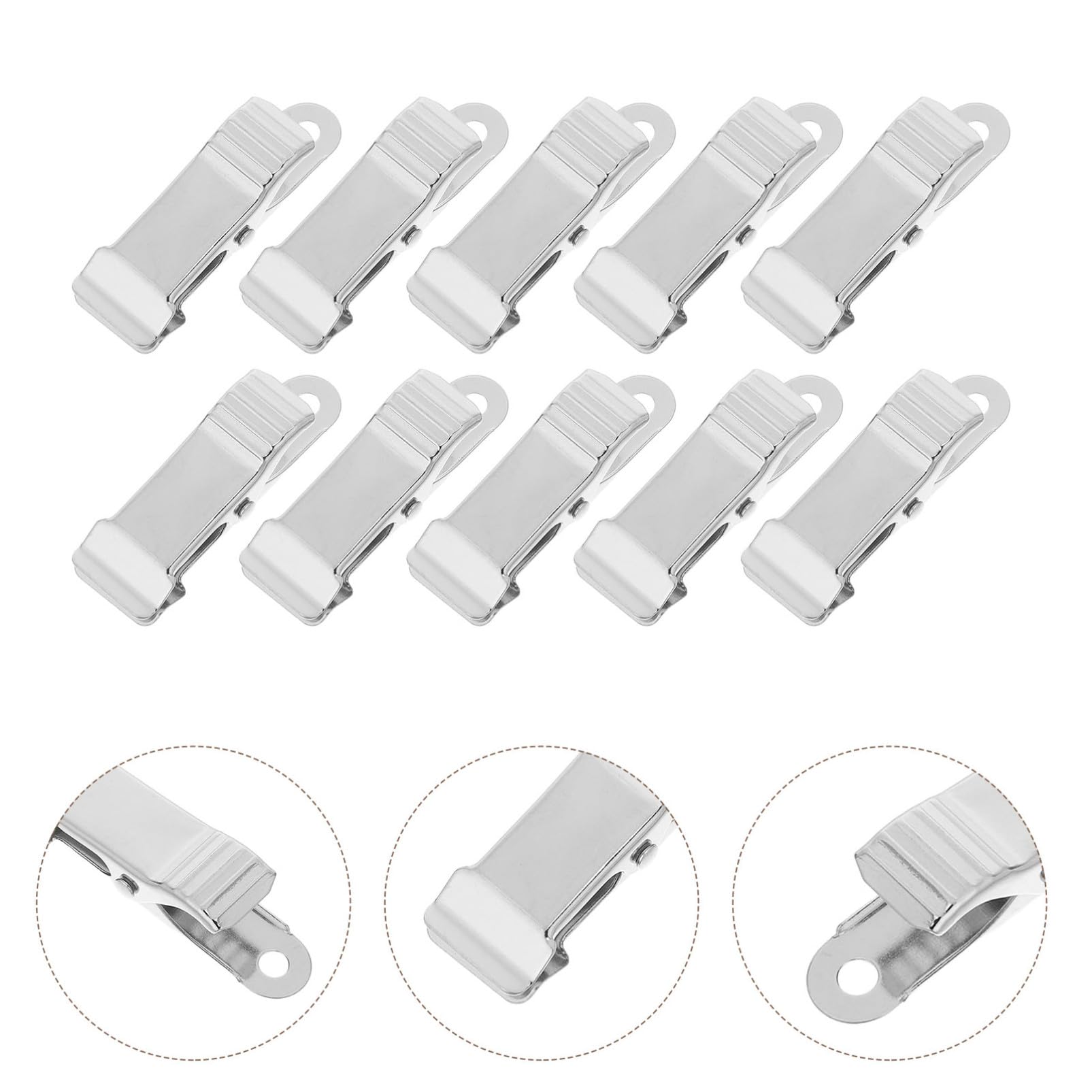 PRETYZOOM 150 Clips Metálicos Para Estanterías Clips Para Papel De Oficina Abrazaderas De Sujeción De Alambre
