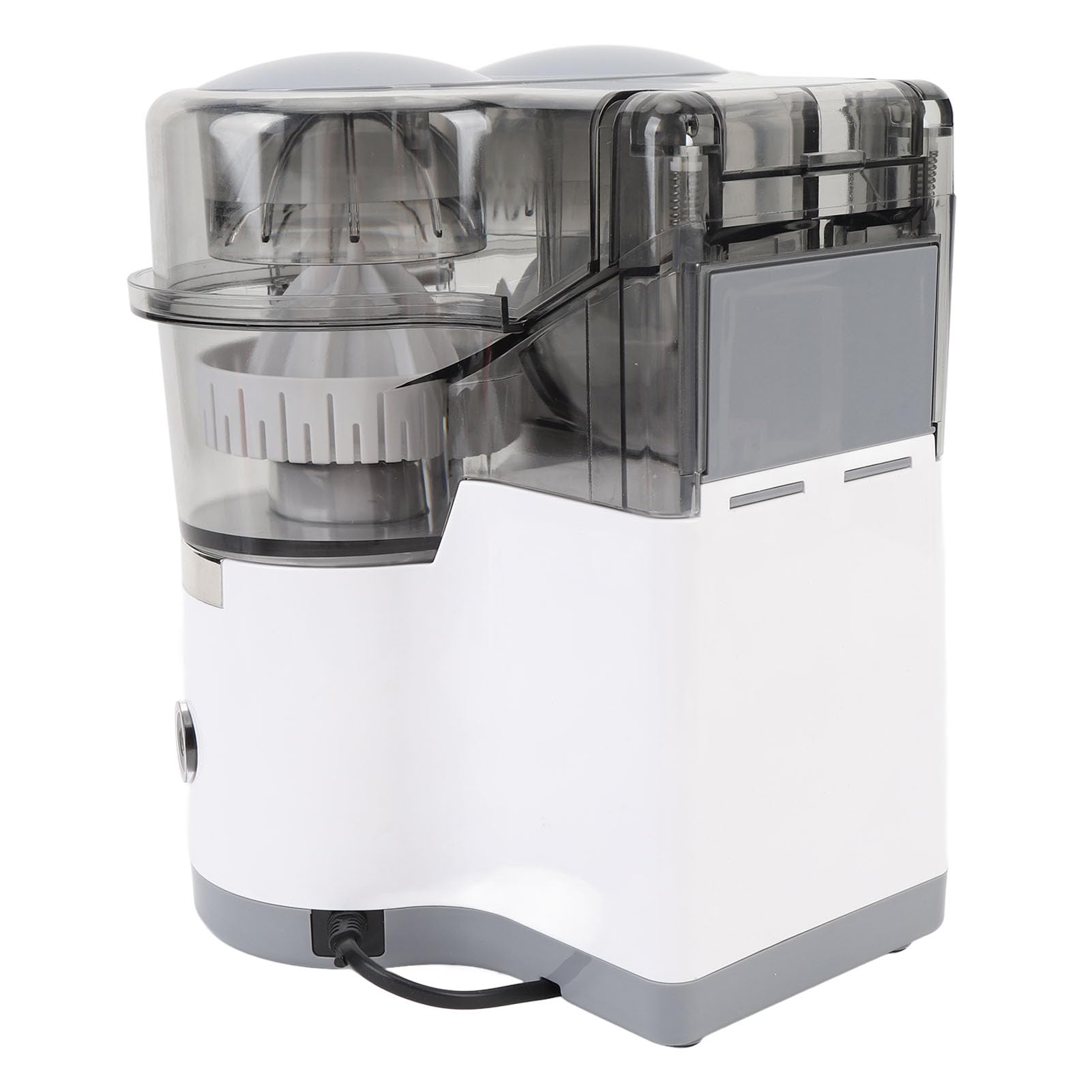 Denash Dual Head Electric Electric Citric Juicer Compact Juice -Extractor Máquina para Limones de Naranja Kiwi Grapefruit, Exprimidor Portátil para Estilo de Vida Rápido (WHITE)
