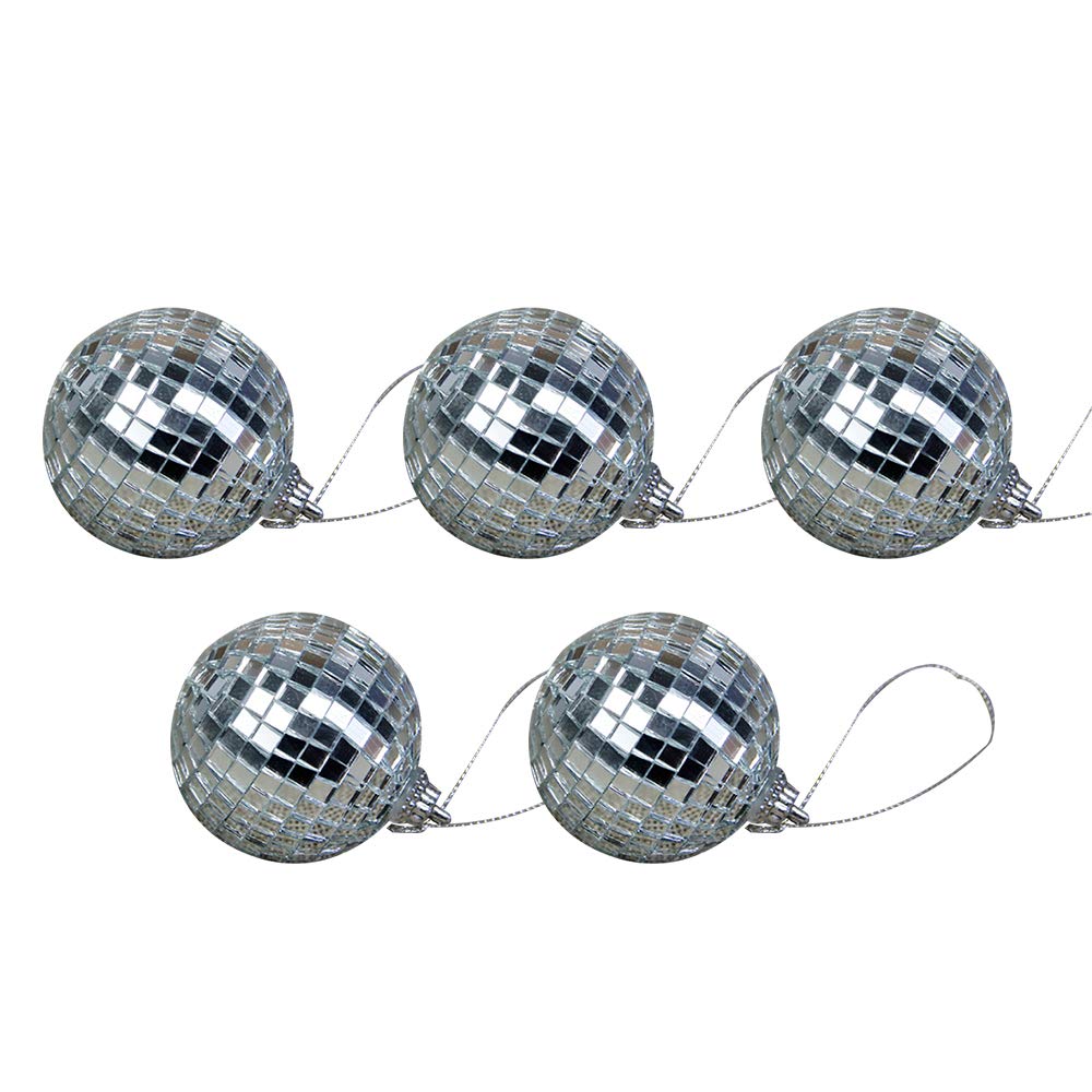 50 Pcs Mirror Disco Ball,TAIKUU 2Inch Disco Ball Decoration Hanging,Bar Party,Stage Props, Christmas Xmas Tree Ornament Favor and Supplies…