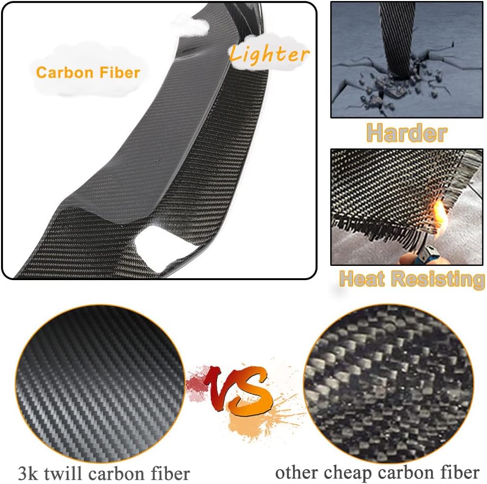 MCARCAR KIT Front Bumper Lip Compatible with BMW X5M F85 X6M F86 2015-2018 Auto Front Chin Front Spoiler Lip Splitter Protector Factory Outlet