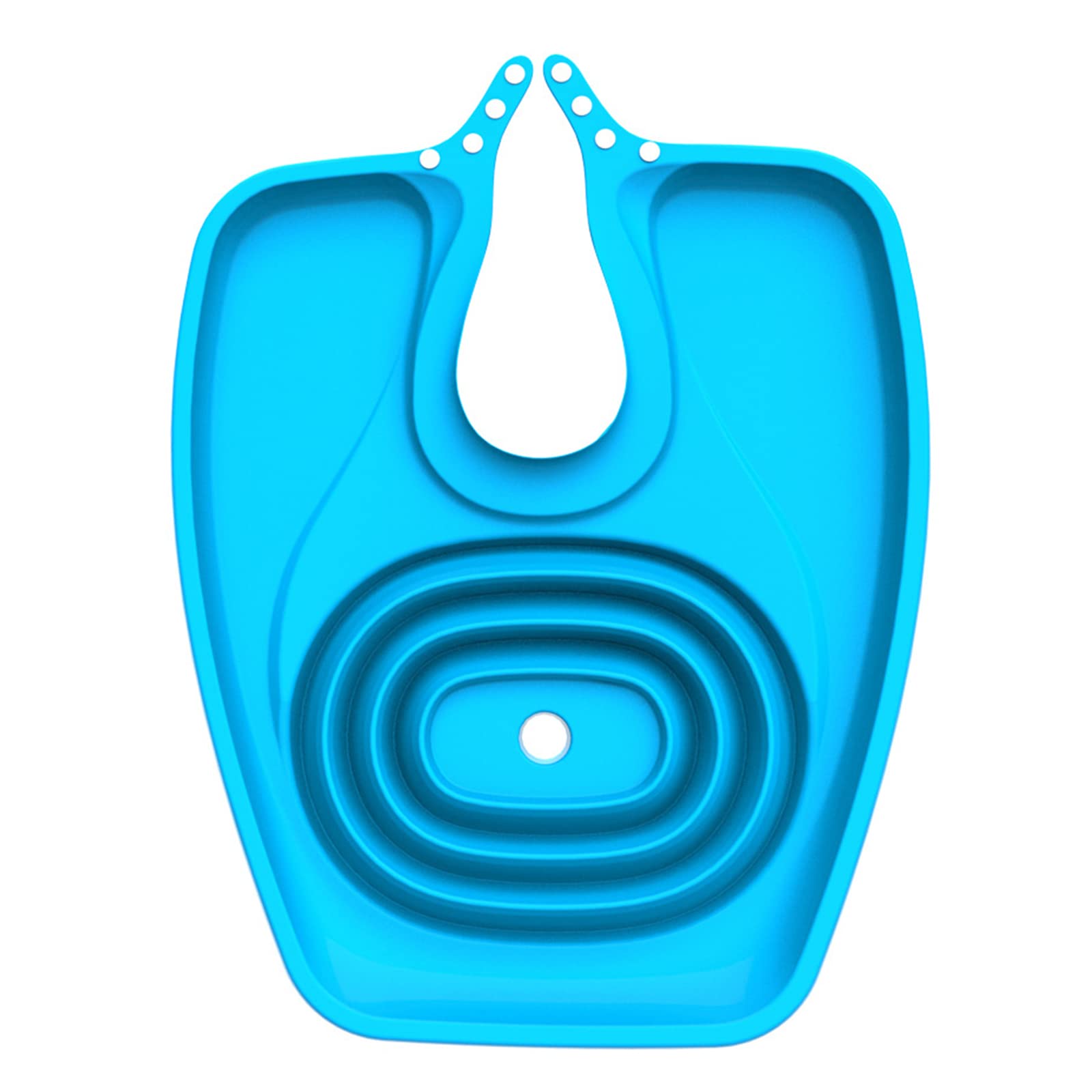 Lavandino da shampoo portatile pieghevole, lavabo per peluria lavatesta, per capelli a letto, gravidanza, disabili, anziani, bambini