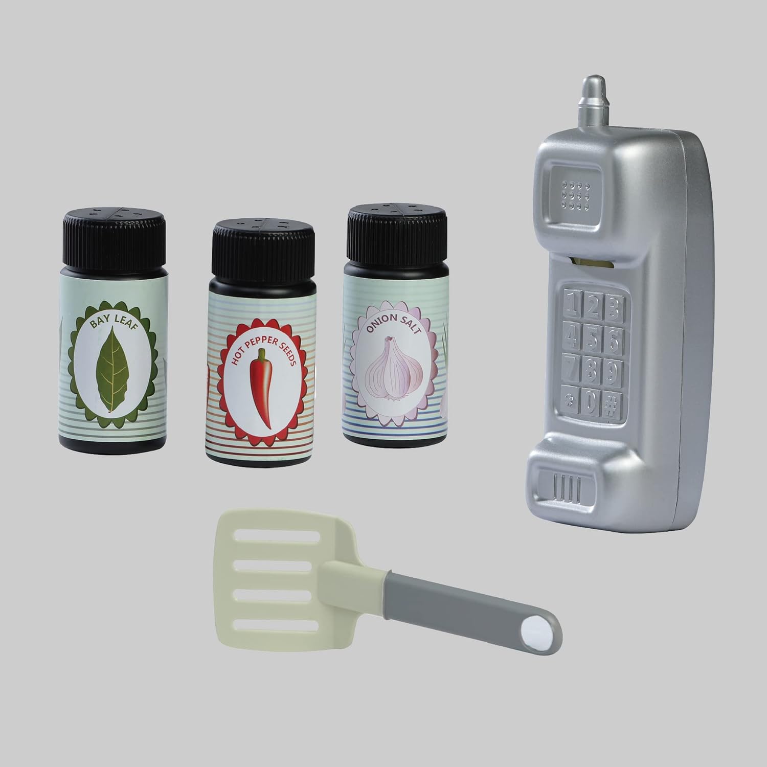 Teamson Kids Little Chef Florence Classic Play Kitchen with Oven, Stove, Mircowave and Sink, Tan/Multicolor, TD-11708A-AMZ , Brown